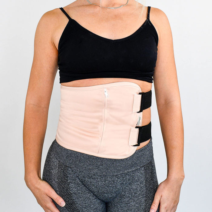 Castor Oil Pack Compress - Castor Oil Wrap for Liver Detox and Cleansing with Extra Pouch for Ice or Heating Pad - Soft Cotton, Reusable and Mess-Free (Castor Oil Not Included)