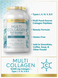 Carlyle Multi Collagen Peptides Powder 40 oz | 10000 mg | Type I, II, III, V & X | Collagen Peptides Supplement with Protein | Multi Food Sourced Collagen | Gluten Free