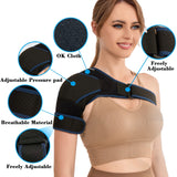VISKONDA Shoulder Brace - Support and Compression Sleeve,Rotator Cuff Shoulder Brace for Men&Women,for AC Joint Pain Relief,Arm Stability,Injuries&Tears,Bursitis,Swelling,Tendonitis(Small)