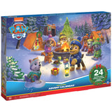 Paw Patrol Holiday Advent Calendar Count Down with 24 Collectible Toys Including Pups, Snowboards, and More, for Kids Ages 3 and Up