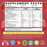 Iron Gummies Supplements for Women & Kids - Multivitamin with Iron for Blood Builder, Great Tasting Iron Gummy Vitamins with Vitamin C for Max Absorption - Vegan Iron Chewable, Strawberry 90 Count