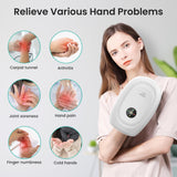 Snailax Gifts for Mom Dad Woman Man, Hand Massager with Heat, Compression, Vibration, Hand Massager Machine with 3 Heating Levels & 3 Vibration Modes & 3 Compression Intensities, Wireless