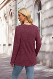 XIEERDUO Christmas Tunic Sweaters for Women Long Sleeve Tunic Tops to Wear with Leggings Fall Outfit Maroon S