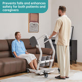 ELENKER Stand Assist Lift - Sit to Stand Lift Patient Transport Unit for Elderly - Patient Lift for Home Care Use- 400 Pound Weight Capacity