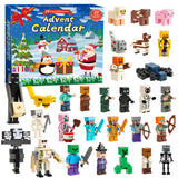 Christmas Advent Calendar 2024-24-Days Building Blocks Toy Figures Countdown Calendar Including 29 Anime Figures Christmas Toys, Christmas Holiday Party Favor Gift for Boys Girls