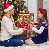 Jigsaw Puzzle Advent Calendar 2024 Christmas Puzzles for Kids and Adults 1008 Pieces Puzzles in 24 Boxes for Countdown Christmas Gifts for Boys Girls Men Women - Merry Christmas(27.56 x 19.68 Inch)