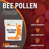 BulkSupplements.com Bee Pollen Powder - Dietary Supplement, Bee Pollen Supplement - Natural, Gluten Free - 1000mg per Serving, 500 Servings (500 Grams - 1.1 lbs)