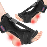 2 Pack Plantar Fasciitis Night Splint Drop Foot Orthotic Brace, Adjustable Plantar Fasciitis Brace, Improved Dorsal Night Splint for Effective Relief from Plantar Fasciitis, Achilles Tendonitis