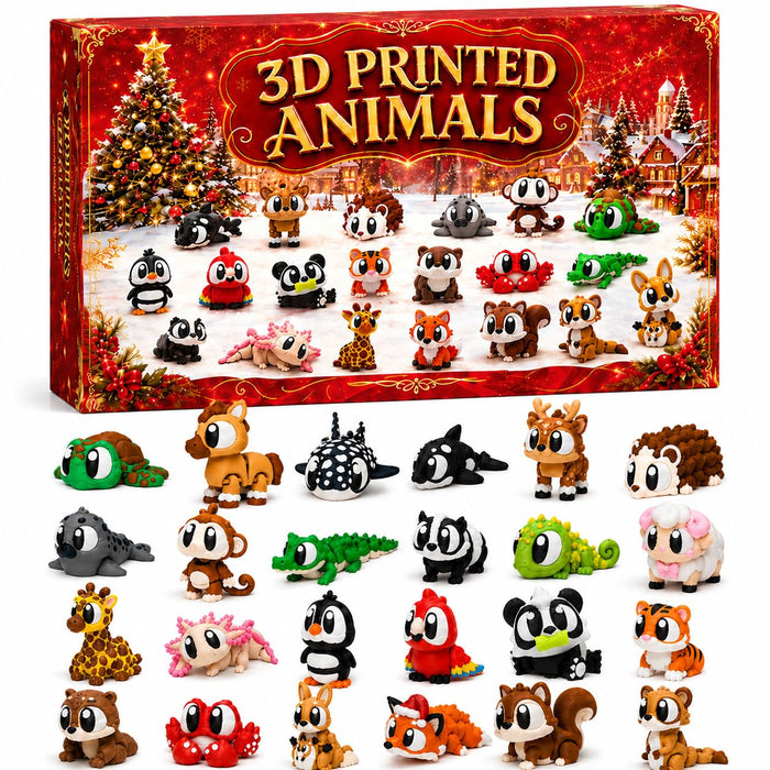 2026 Christmas Advent Calendar, 3D Printed Advent Calendars for kids