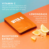 LAPCOS Vita C Sheet Mask, Daily Face Mask with Vitamin C to Renew Skin, Korean Beauty Favorite, 5-Pack
