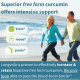Longvida Lipidated Curcumin 500mg, Ultra Bioavailable & Sustained Action, Vegan, 180 Capsules, by Igennus