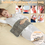 Heating Pad-Electric Heating Pads for Back,Neck,Abdomen,Moist Heated Pad for Shoulder,knee,Hot Pad for Arms and Legs,Dry&Moist Heat & Auto Shut Off(Leopard Print, 12''×24'')