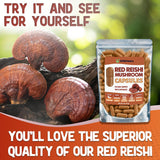 Reishi Mushroom Capsules - 180 Count Red Reishi Mushroom Capsules - 3 Month Supply Real Mushrooms Reishi Supplement Pills for Cognitive and Immune Boost - Mushroom Reishi Hongo Reishi Organico