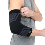Copper Compression PowerKnit Elbow Sleeve - Seamless Elbow Brace for Men & Women - Pain Relief for Tendonitis, Tennis Elbow, Golfers, Weight Lifting - Fits Right or Left - 1 Sleeve - S/M
