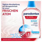 PARODONTAX Active Gum Care Repair Mouthwash 300 ml with Fresh Mint Flavour, Alcohol-Free