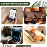 Amphos Viola Hearing Aids with Bluetooth & Voice Prompts for Seniors Rechargeable with Noise Canceling OTC - Wireless Connectivity for Phone, TV & Devices - Nano Digital Amplifiers for Adults - Enhance your Hearing with Seamless Connectivity!