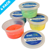 Crown Therapy Putty – Made in USA - Full Set of Hand Exercise Putty (4 Pack, 3-oz Each) Hand Exercise Rehabilitation, Stress and Anxiety Relief.