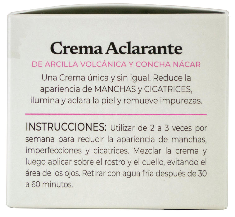 Concha Nacar Crema Aclarante No.3, Brightening Mask 3 oz, Reduces Appearance Of Spots And Scars | Crema Aclaradora Para Piel Manchas En Cara (Pack of 1)