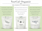 NorCal Organic - Premium Pea Protein Isolate - 100% Vegan and Organic - UNFLAVORED - Bulk 2lbs