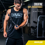 Maxler 100% Creatine Monohydrate - 500g - 166 Creatin Portionen - Geschmacksneutrales Kreatin - Vegan - Perfekt beim Muskelaufbau - für Slow and Full Load geeignet - Kreatin Monohydrat Ohne Zusätze