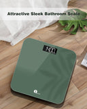 1 BY ONE Digital Body Weight Scale, Bathroom Weighing Scale for People with Large LED Display, 400 lbs,Tape Measure and Batteries Included