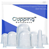 Advanced (Hard) Grip 8 PRO 6570 Dynamic Cupping Therapy Set- Clinic/Home Use- Body Cupping Massage Set - Facial Cupping Set- Cellulite Massager- Silicone Cups- Massage Cups Muscles