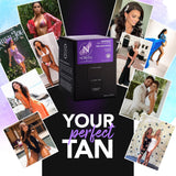 Norvell Venetian Rapid Sunless Tanning Solution, Cool Violet-Brown Tan, 1 Liter – Professional Spray Tan Solution for Spray Tan Machine – Illuminate Natural Beauty with Instant, Long-Lasting Color