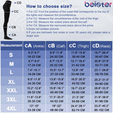 Beister Medical Compression Pantyhose for Women & Men, Opaque Closed Toe 20-30mmHg Graduated Support Tight