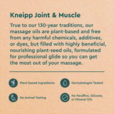 Kneipp Joint & Muscle Arnica Massage Oil - 3.4 fl oz - Good for Achy Joints & Sore Muscles - Vegan