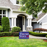 Signbeats Trump JD Vance 2024 Make America Great Again Yard Sign, Blue,12"x17.5" - Double-Sided Corrugated Plastic Lawn Sign with H Stake