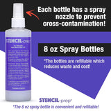 Stencil Prep Spray 8oz Bottle Inkjet Tattoo Stencils Printing Transfer