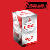 Audacious Nutrition KetoStart | Exogenous Ketones Powder with Electrolytes | Caffeine Free | Tropical Flavor Electrolyte Powder for Energy, Strength & Focus (10x Ketones Drink Mix Packets)
