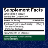 Host Defense Agarikon Capsules - Immune System Support Supplement - Mushroom Supplement to Aid Immune Functions & Cell Strength - Herbal Dietary Supplement - 60 Capsules (60 Servings)*