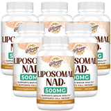 Liposomal NAD 500 mg Supplement, Advanced Formula for Cellular Support, 360 Servings