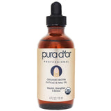 PURA D'OR Organic Nail & Cuticle Oil (4oz) - Enriched with Biotin, Vitamin E, Natural Ingredients - Nourishing Treatment for Nail Growth & Healthy Beds