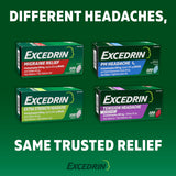 Excedrin PM Sleep Aid with Headache Relief Caplets for Nighttime Headaches and Sleeplessness - 100 Count