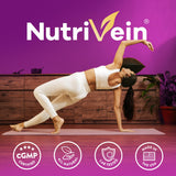 Nutrivein Resveratrol 1450mg - Antioxidant Supplement 120 Capsules – Supports Healthy Aging & Promotes Immune, Brain Boost & Joint Support - Made with Trans-Resveratrol, Green Tea Leaf, Acai Berry