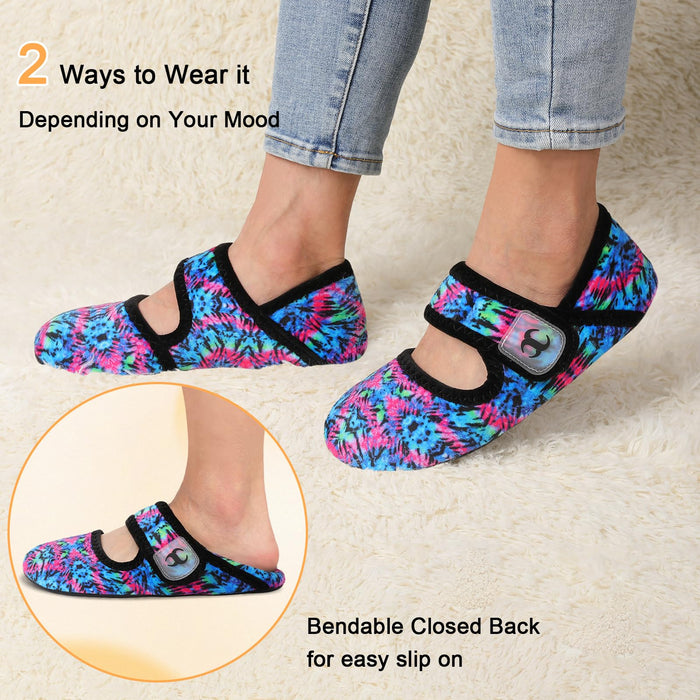 Barefoot Slippers Elderly Women Senior Mom Diabetic Slippers Slip On Woman's Slippers Indoor Bootie Slippers Women for Summer Fall Winter Size