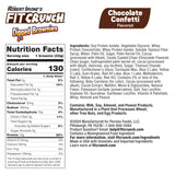 FITCRUNCH Dipped Protein Brownies, Designed by Robert Irvine, 10g of Protein & 3g of Sugar (8 Brownies, Chocolate Confetti)