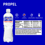 Propel, Peach, Zero Calorie Water Beverage with Electrolytes & Vitamins C&E, 24 Fl Oz, pack of 12