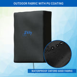 EVify Wallbox Cover • Wallbox Weather Protection • Protection Against Rain, Snow, Dust & UV for EV Charging Station • Protective Cover Rain Cover 27 x 20 x 12 cm