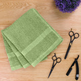 Utopia Towels - Salon Towel, Pack of 12 (Not Bleach Proof, 16 x 27 Inches) Highly Absorbent Cotton Towels for Hand, Gym, Beauty, Hair, Spa, and Home Hair Care, Sage Green