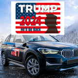 FSFLAG Trump 2024 Magnet Decal, Trump Magnet Decal Bumper Sticker, Trump 2024 Stickers Decal Magnetic for Car Truck (Take America Back)