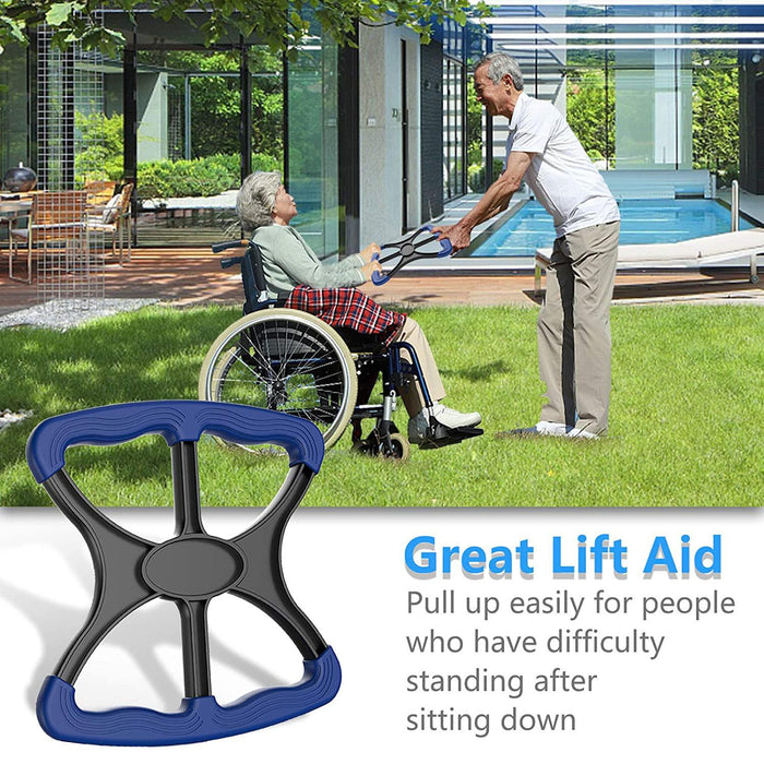 Great Lift Aid, Lift Aids to Help Seniors Stand up, Portable Stand Assist Aid for Elderly, Standing Aids & Supports, 450Lbs Weight Capacity, for Elderly Disabled Paramedic Therapist Nurse (Purple)