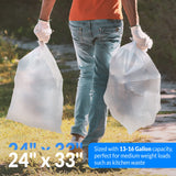 Reli. SuperValue 13 Gallon Trash Bags | 250 Count | Tall Kitchen | Can Liners | Clear Multi-Use Garbage Bags