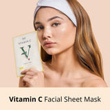 Rael Face Mask Skin Care, Bamboo Facial Mask Sheet Set - Variety Pack, Korean Skincare, All Skin Types, Gift Set (5 Hydration, 5 Vitamin C, 5 Collagen, 5 Tea Tree, 20 Sheets)
