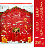 Lindt Bear & Friends Advent Calendar, 24 Fine Milk and White Chocolates, 250g