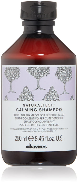 Davines Naturaltech CALMING Shampoo, Gentle Cleansing While Relieving Itch In Sensitive Scalps, 8.45 Fl. Oz.