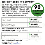 Zenmen Tick Immune Support and Echinacea Organic Tincture Bundle