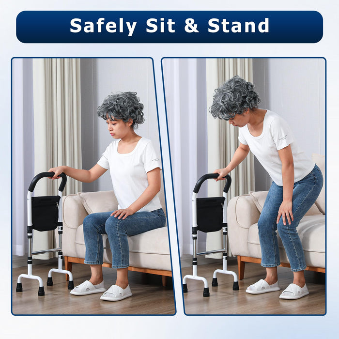 Stand Assist-Mobility Standing Aid Rail for Couch, Chair, Bedside, Toilet. Assistance Handle for Seniors and People with Limited Mobility. Safety Grab Bar for Standing, Walking, Up and Down the Stairs